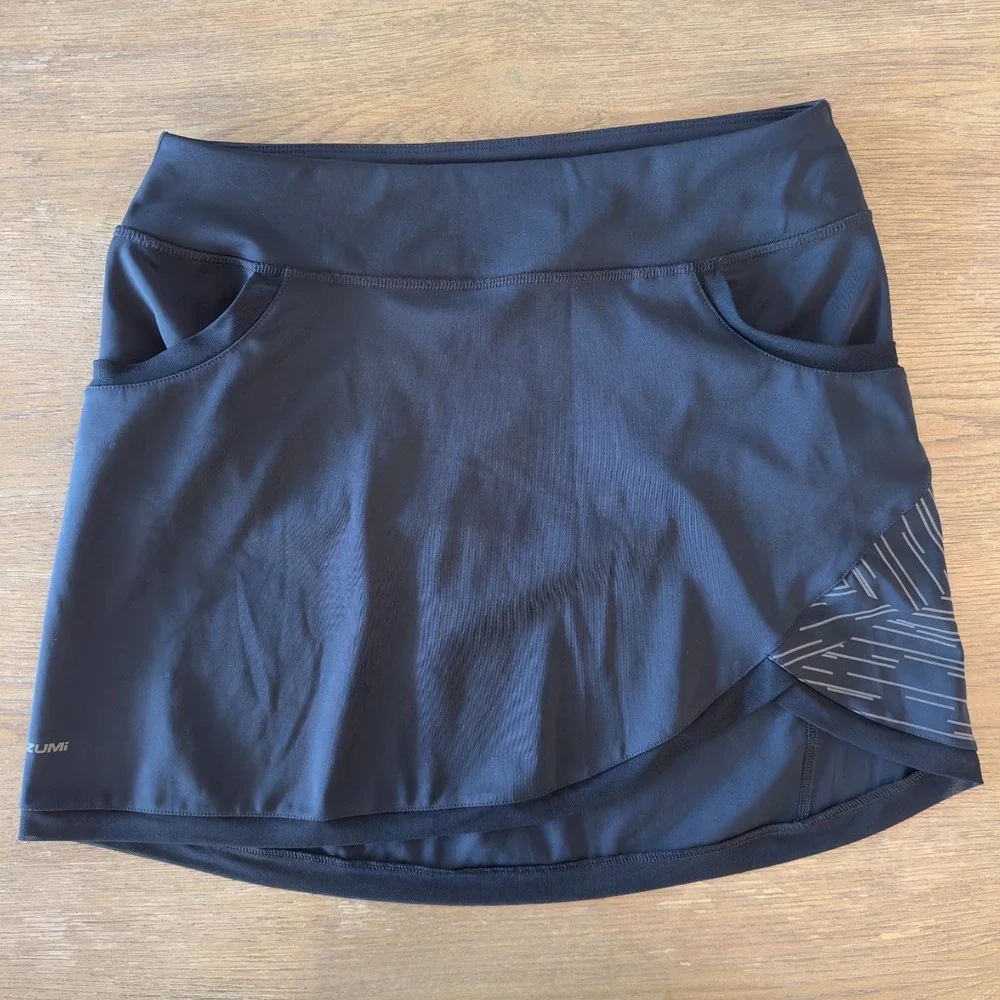 PEARL iZUMi Women's Sugar Cycling Skirt-No Lining-Black-Size‎ M